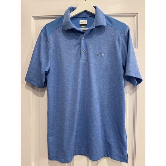 Greg Norman Collection Other - Greg Norman Play‎ Dry Men's Short Sleeve Polo Golf Shirt Blue S